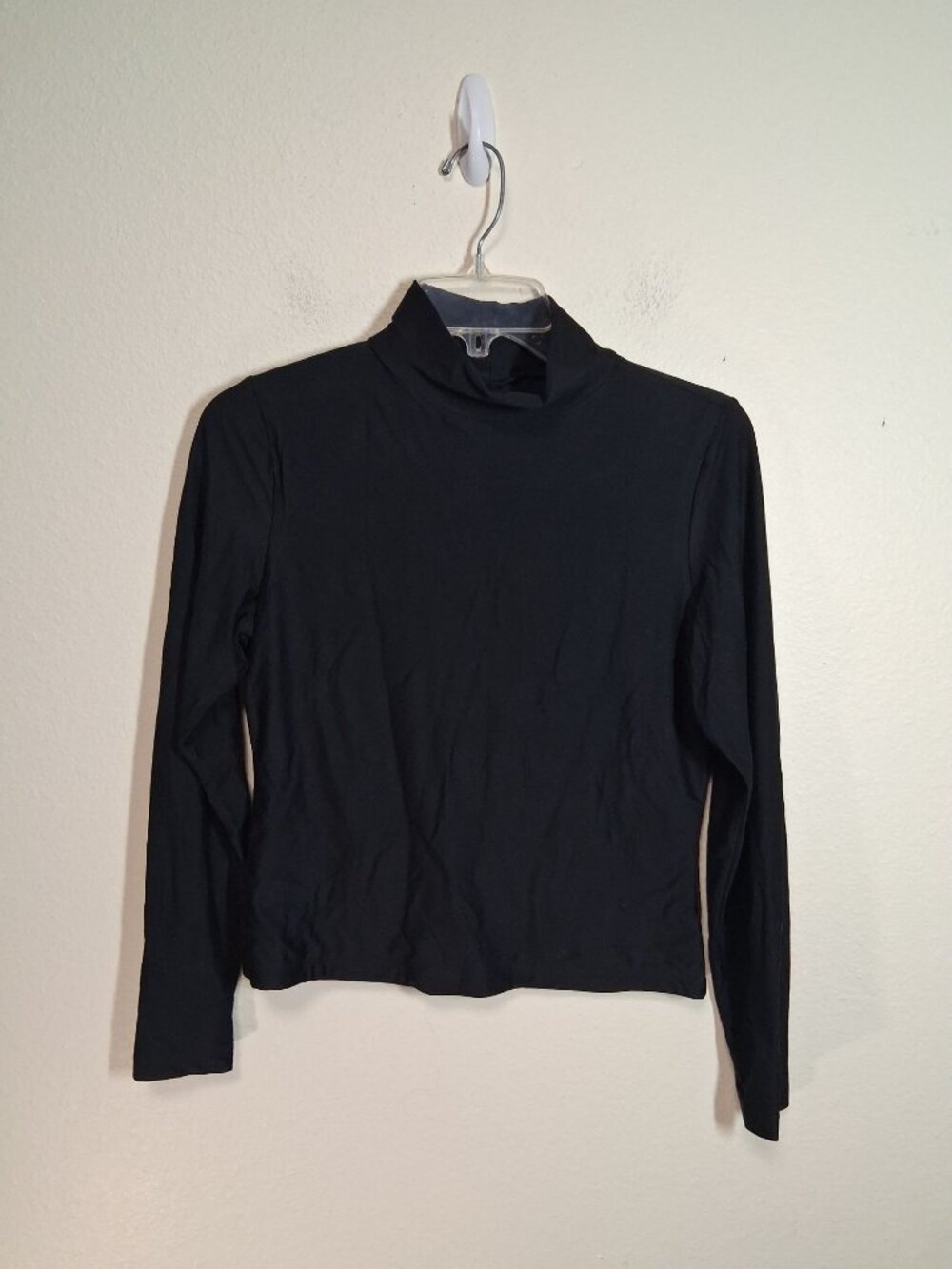 Wild Fable Turtle Neck Top Long Sleeve Stretch Winter Y2K Black Size Medium